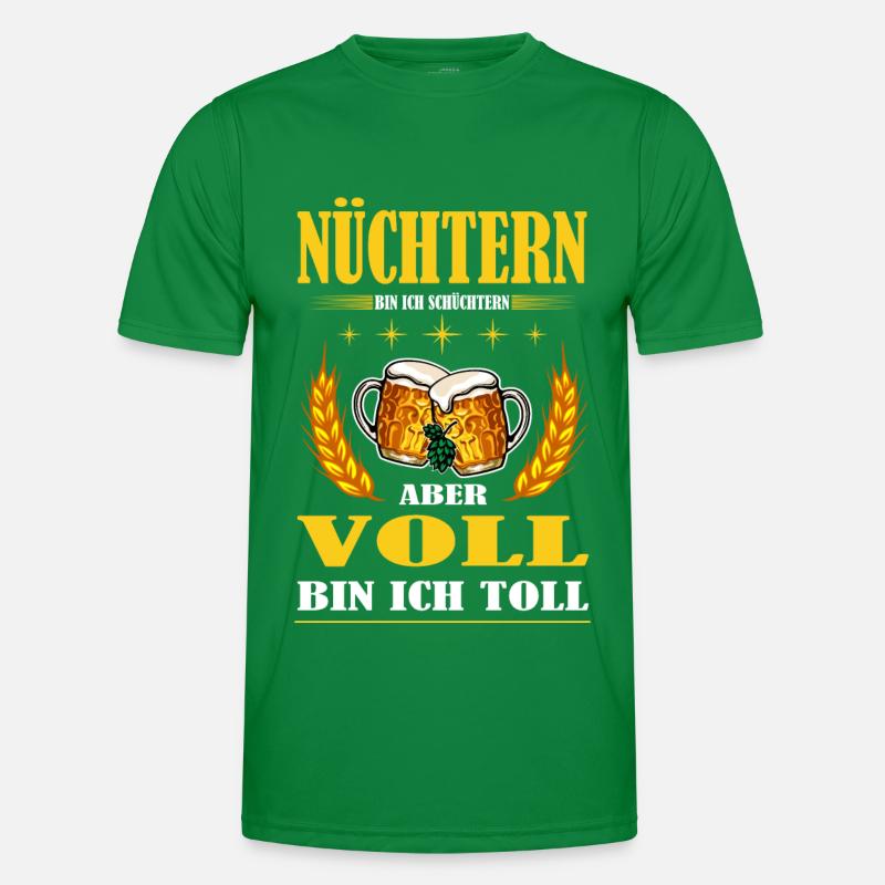 Nüchtern Männer Funktions-T-Shirt