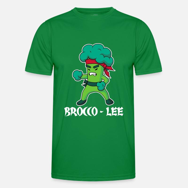 Brocco Lee Broccoli Meme Männer Funktions-T-Shirt