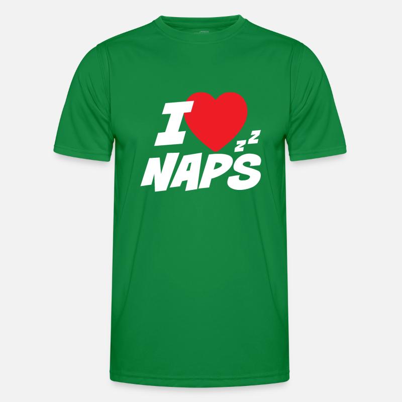 Ich liebe Nickerchen Männer Funktions-T-Shirt