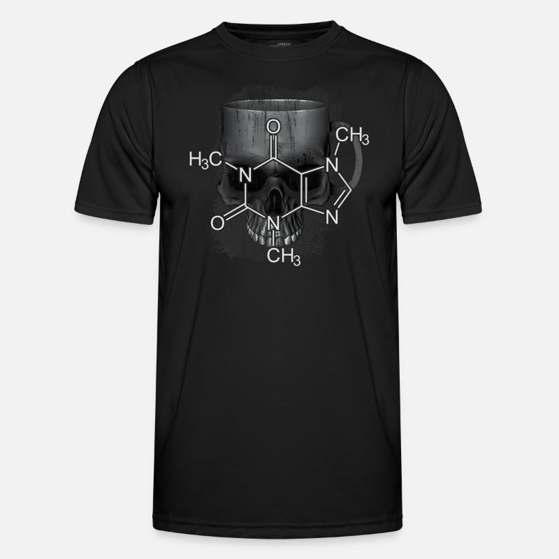 Koffein Männer Funktions-T-Shirt