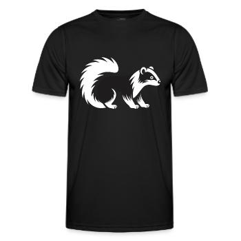 Skunk - Men's Functional T-Shirt - black - Front - AI Model Male 178 dark (178cm)