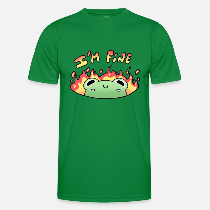 Frog "I'm fine" Men's Functional T-Shirt