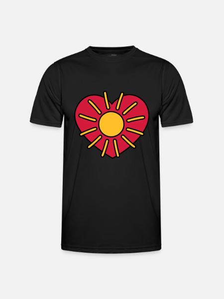 Sun sunshine - soleil - Men's Functional T-Shirt - black