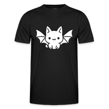 chauve-souris - T-shirt sport Homme - noir - Devant - AI Model Male 178 dark (178cm)