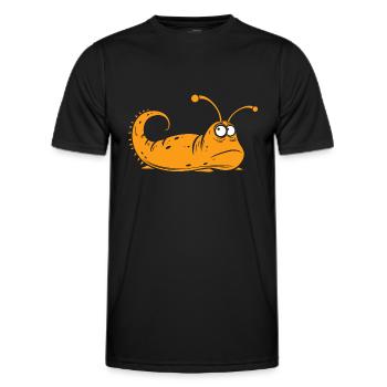 Slug 10 - Men's Functional T-Shirt - black - Front - AI Model Male 178 dark (178cm)