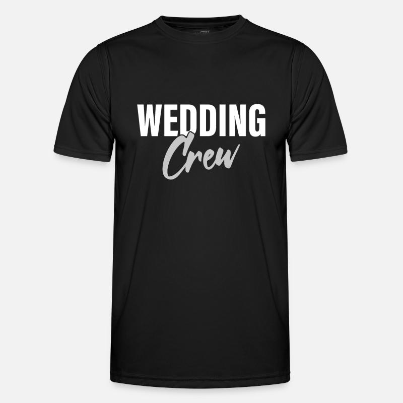 Wedding Crew - Men's Functional T-Shirt - black