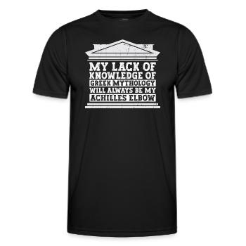 Griechische Mythologie Antik Griechischer Gott - Männer Funktions-T-Shirt - Schwarz - Vorne - AI Model Male 178 dark (178cm)