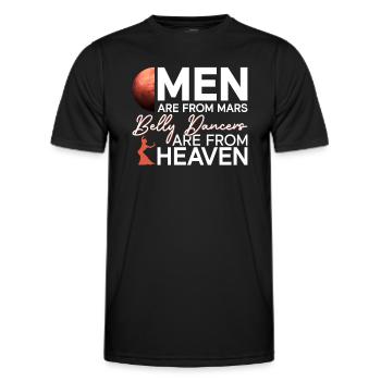 Danse du ventre Danseuse du ventre Danse Danseur Cadeau - T-shirt sport Homme - noir - Devant - AI Model Male 178 dark (178cm)