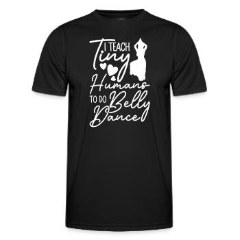 Danse du ventre Danseuse du ventre Professeur Danseur Cadeau - T-shirt sport Homme - noir - Devant - AI Model Male 178 dark (178cm)
