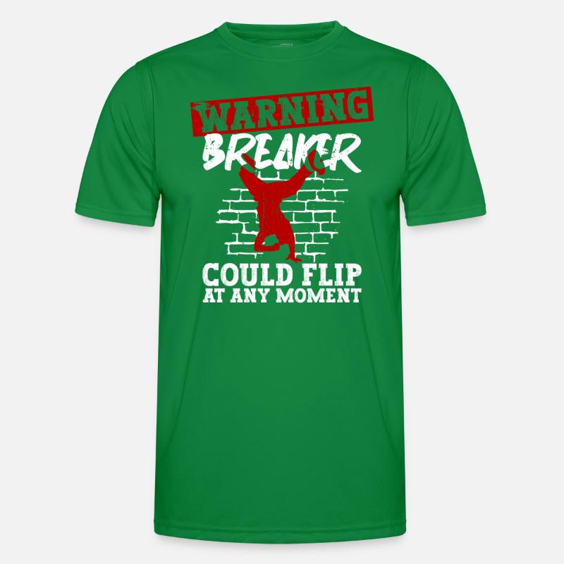 Breakdancing Breakdancer Break Dance Hip Hop Männer Funktions-T-Shirt