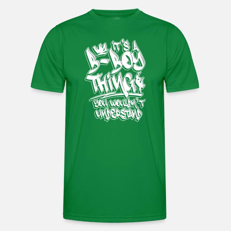 Breakdancing BBoy Breakdancer Break Dance Hip Hop Männer Funktions-T-Shirt