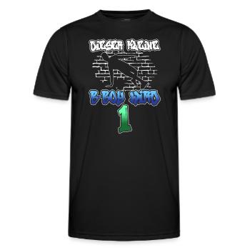 Dieser Kleine B-Boy Wird 1 - Breakdance - Männer Funktions-T-Shirt - Schwarz - Vorne - AI Model Male 178 dark (178cm)