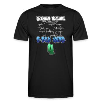 Dieser Kleine B-Boy Wird 4 - Breakdance - Männer Funktions-T-Shirt - Schwarz - Vorne - AI Model Male 178 dark (178cm)