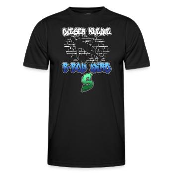 Dieser Kleine B-Boy Wird 5 - Breakdance - Männer Funktions-T-Shirt - Schwarz - Vorne - AI Model Male 178 dark (178cm)