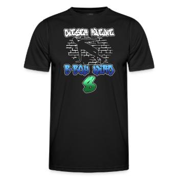 Dieser Kleine B-Boy Wird 8 - Breakdance - Männer Funktions-T-Shirt - Schwarz - Vorne - AI Model Male 178 dark (178cm)