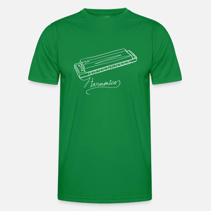 Harmonica Online Art - Harmonica Men's Functional T-Shirt