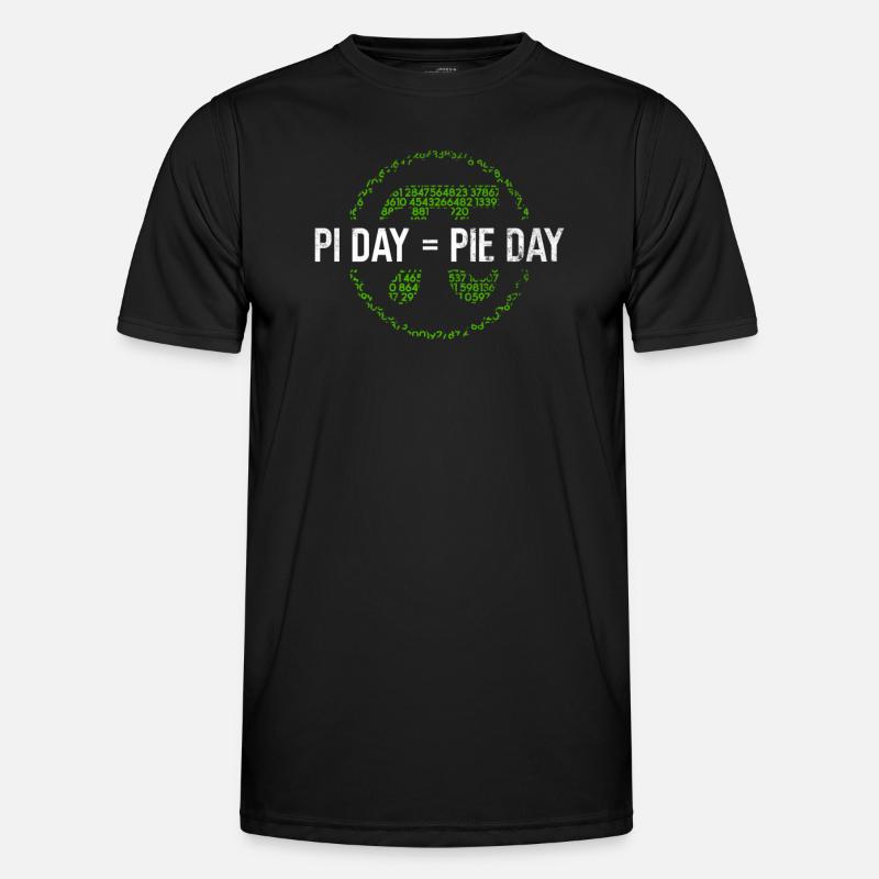 Pi Day = Cake Day - Teacher Math Pi Men's Functional T-Shirt
