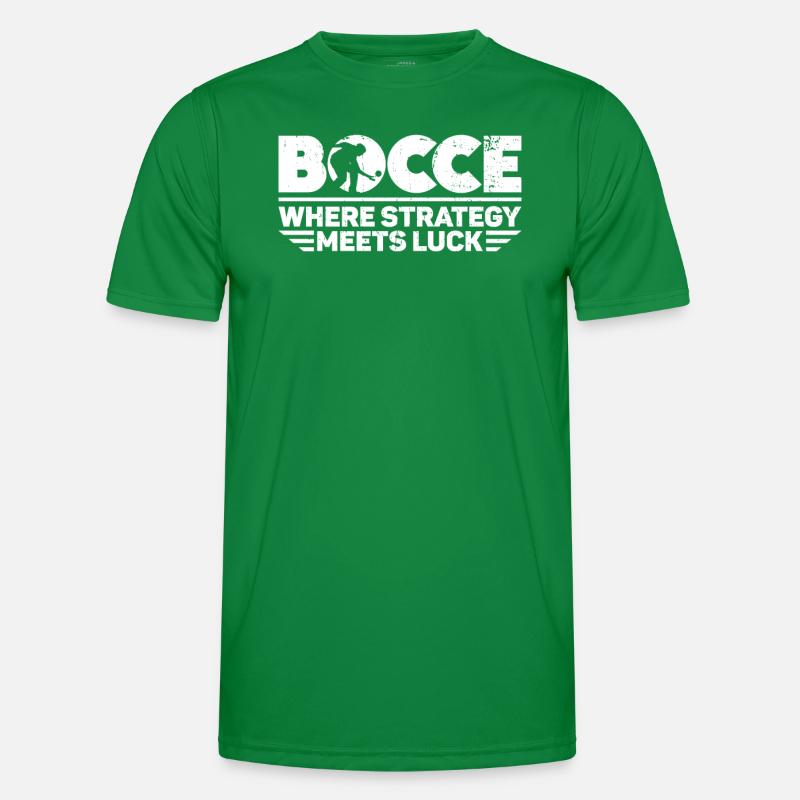 Boccia - Where strategy meets luck - Men's Functional T-Shirt