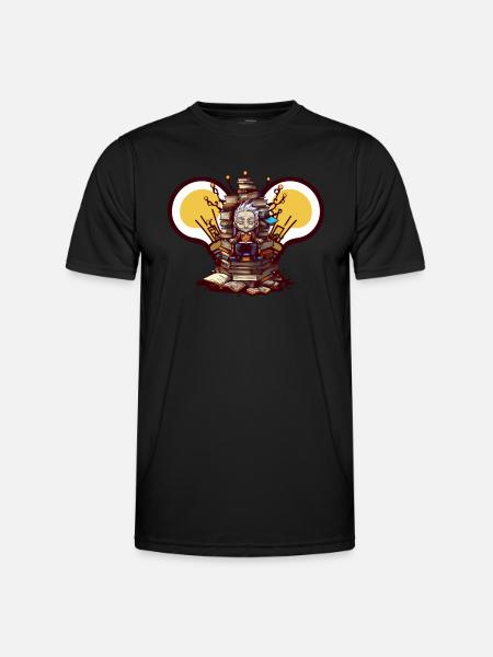 Books Throne of Science - Atheist Atheism - Men's Functional T-Shirt - black