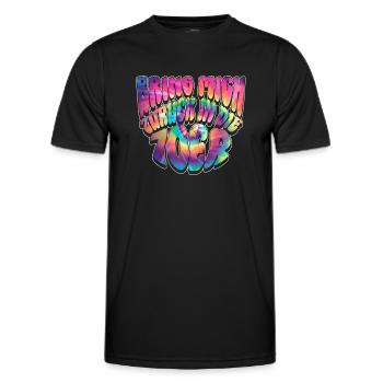 Bring Mich Zurück In Die 70er - Hippie Kostüm 70er - Männer Funktions-T-Shirt - Schwarz - Vorne - AI Model Male 178 dark (178cm)