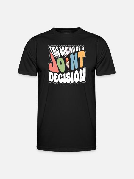 Décision conjointe - Costume hippie - T-shirt sport Homme - noir
