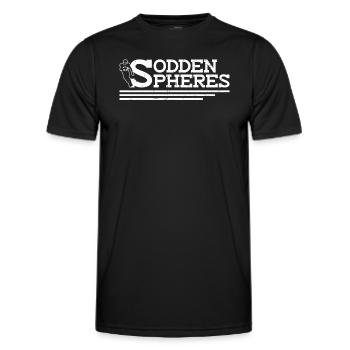Soggy Balls - Funny American Football - Men's Functional T-Shirt - black - Front - AI Model Male 178 dark (178cm)