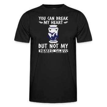 Du kannst mir das Herz brechen, aber nicht mein - Männer Funktions-T-Shirt - Schwarz - Vorne - AI Model Male 178 dark (178cm)