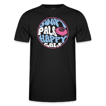 soap soap making soap maker soap boiler - Men's Functional T-Shirt - black - Front - AI Model Male 178 dark (178cm)