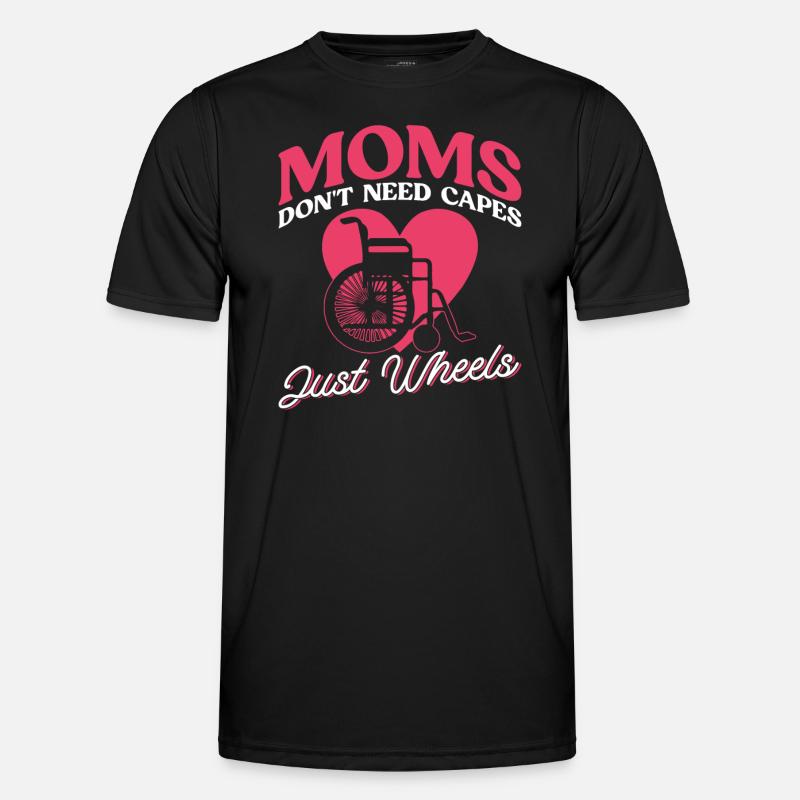 Rollstuhlfahrer Rollstuhl Behinderung Lustig - Männer Funktions-T-Shirt - Schwarz