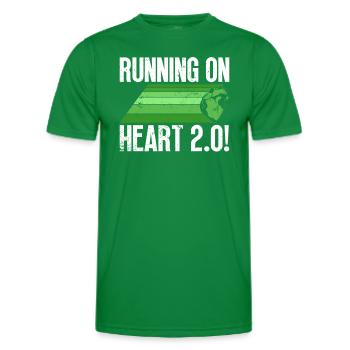 Heart Transplant Organ Donation Transplant - Men's Functional T-Shirt - kelly green - Front - AI Model Male 178 dark (178cm)
