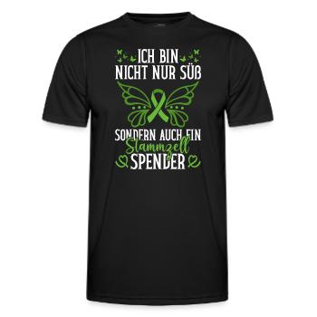 Stem Cells Stem Cell Therapy Stem Cell Donation - Men's Functional T-Shirt - black - Front - AI Model Male 178 dark (178cm)