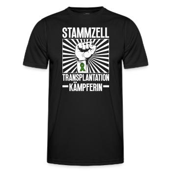 Stem Cells Stem Cell Therapy Stem Cell Donation - Men's Functional T-Shirt - black - Front - AI Model Male 178 dark (178cm)