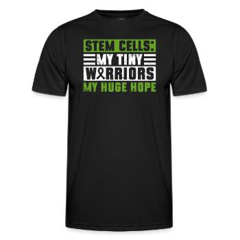 Stem Cell Transplant Stem Cell Donor Stem Cell - Men's Functional T-Shirt - black - Front - AI Model Male 178 dark (178cm)