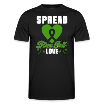 Stem Cell Transplant Stem Cell Donor Stem Cell - Men's Functional T-Shirt - black - Front - AI Model Male 178 dark (178cm)