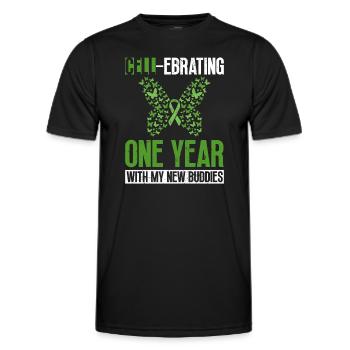 Stem Cell Transplant Stem Cell Donor Stem Cell - Men's Functional T-Shirt - black - Front - AI Model Male 178 dark (178cm)
