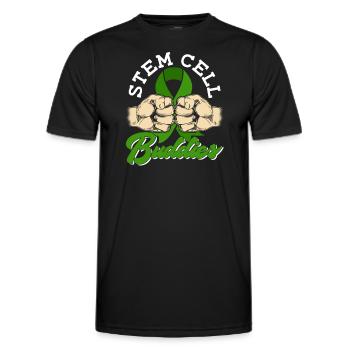 Stem Cell Transplant Stem Cell Donor Stem Cell - Men's Functional T-Shirt - black - Front - AI Model Male 178 dark (178cm)