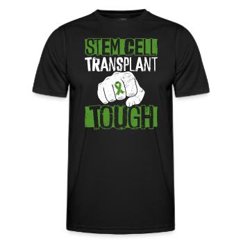 Stem Cell Transplant Stem Cell Donor Stem Cell - Men's Functional T-Shirt - black - Front - AI Model Male 178 dark (178cm)