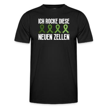 Stem Cells Stem Cell Therapy Stem Cell Donation - Men's Functional T-Shirt - black - Front - AI Model Male 178 dark (178cm)