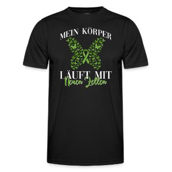 Stem Cells Stem Cell Therapy Stem Cell Donation - Men's Functional T-Shirt - black - Front - AI Model Male 178 dark (178cm)