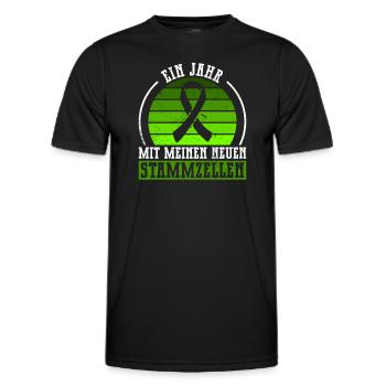 Stem Cells Stem Cell Therapy Stem Cell Donation - Men's Functional T-Shirt - black - Front - AI Model Male 178 dark (178cm)