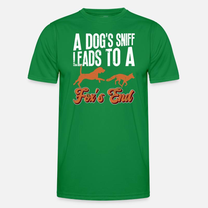 Fuchsjagd Geschenke Jagdhund Männer Funktions-T-Shirt