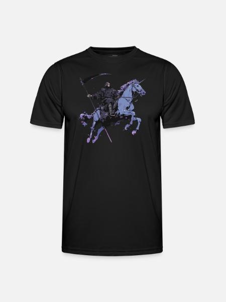 Einhorn Halloween Japanisches Einhorn - Männer Funktions-T-Shirt - Schwarz