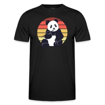Panda Ours Panda géant japonais - T-shirt sport Homme - noir - Devant - AI Model Male 178 dark (178cm)
