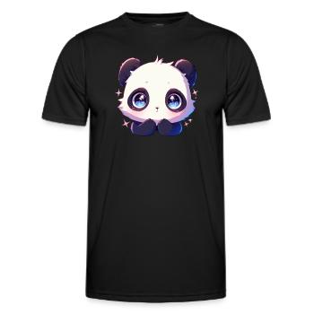Panda Ours Panda géant japonais - T-shirt sport Homme - noir - Devant - AI Model Male 178 dark (178cm)