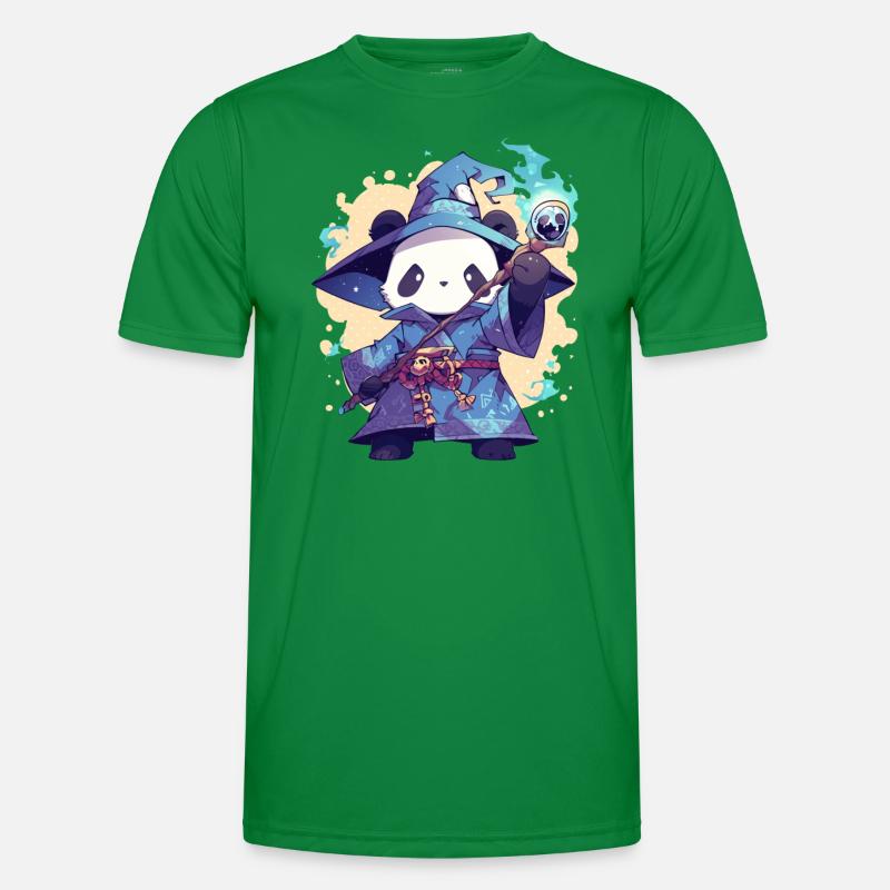 Panda Bear Wizard Panda géant japonais T-shirt sport Homme