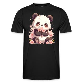 Panda Ours Panda géant japonais - T-shirt sport Homme - noir - Devant - AI Model Male 178 dark (178cm)
