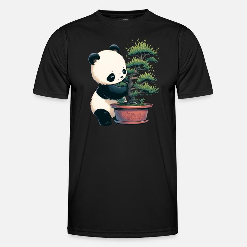 Panda Ours Bonsaï Panda géant japonais T-shirt sport Homme