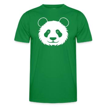 Panda Bear Japanese Giant Panda - Men's Functional T-Shirt - kelly green - Front - AI Model Male 178 dark (178cm)