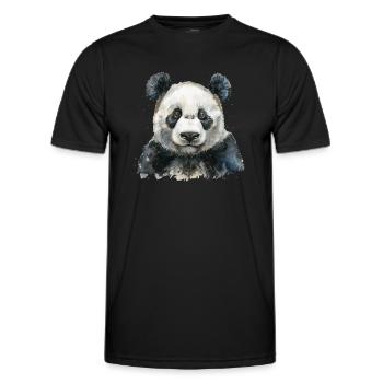 Panda Ours Panda géant japonais - T-shirt sport Homme - noir - Devant - AI Model Male 178 dark (178cm)
