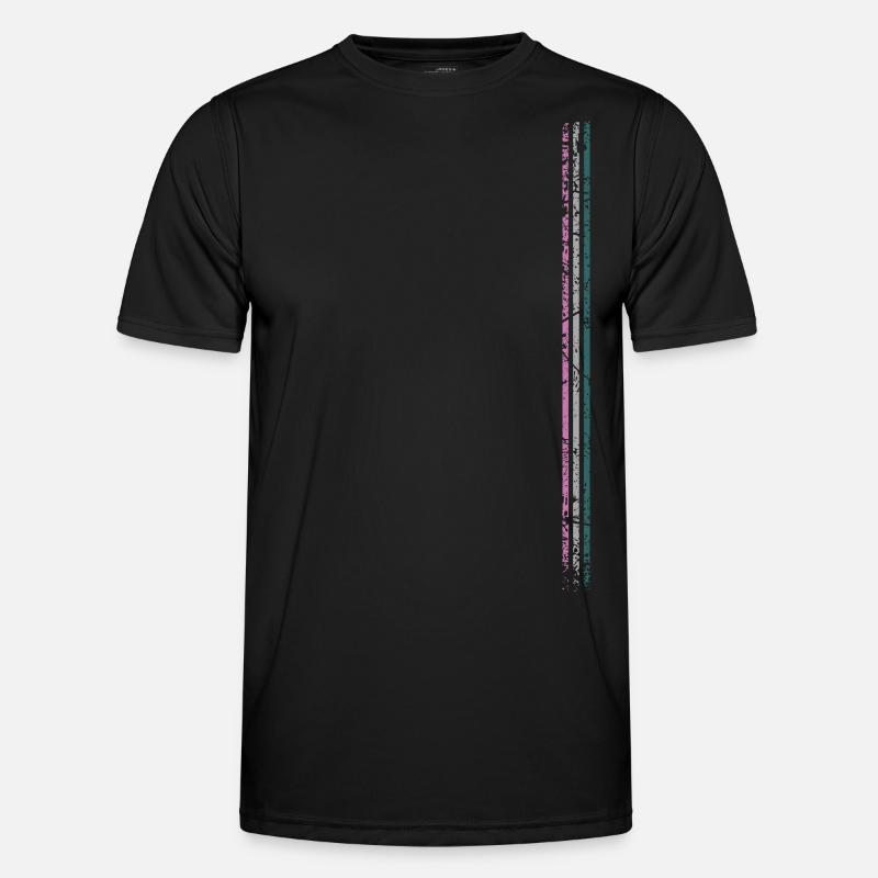 Deco Colors Stripes - Subtle Men's Functional T-Shirt